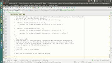 Android Kotlin Tutorial #116 - Delegated Properties - Translation Rules