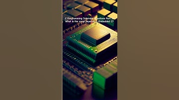 C Programming Interview Questions Part 33:  What is the const keyword in Embedded C?