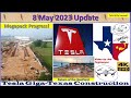 W &amp; S Expansion! Megapack Site Growing &amp; Entrance Changes! 8 May 2023 Giga Texas Updates (08:15AM)