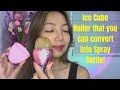 COOLNICE BEAUTY | SPRAY ICE CUBE ROLLER Review and Demo