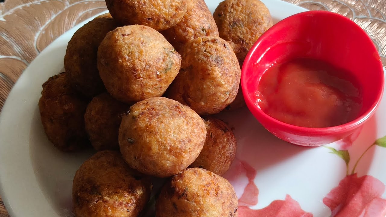 Yummy 🤤 Rice ball with leftover rice 🍚🍚