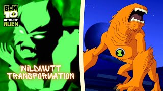 Ben 10 Ultimate Alien: Wildmutt's Transformation - (HD)