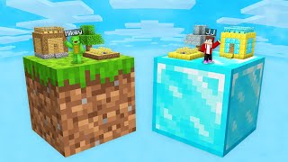 Mikey vs JJ SKYBLOCK With Only One Block in Minecraft (Maizen)