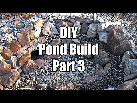 DIY Backyard Pond Build Part 3 | Rocking The Pond