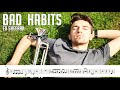 Ed Sheeran - BAD HABITS | Trumpet Cover (NOTES ON THE SCREEN)