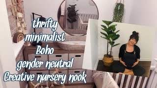 Small minimal nursery tour | gender neutral | boho themed