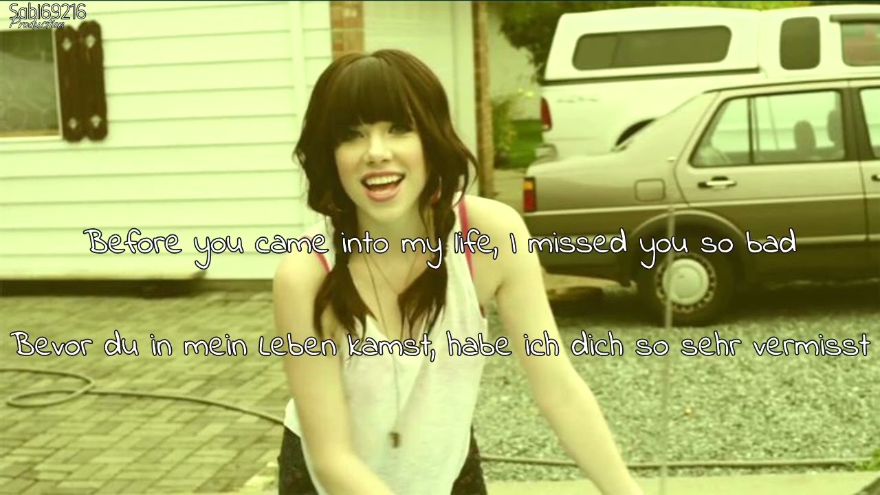 Carly Rae Jepsen - Call Me Maybe Lyrics + Deutsche Übersetzung