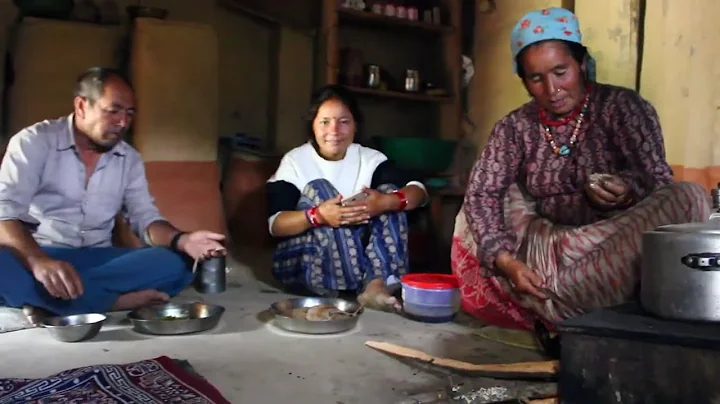 Sugar Best Food ।। Nepali National food dhido ।। Nepali village life