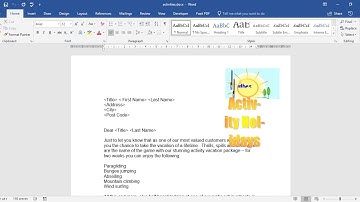 5 - Navigating a document