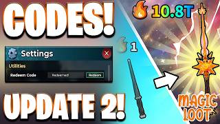 🌗LIGHT VS DARK! NEWLY WORKING UPDATE 2 CODES FOR MAGIC LOOT! ROBLOX MAGIC LOOT CODES