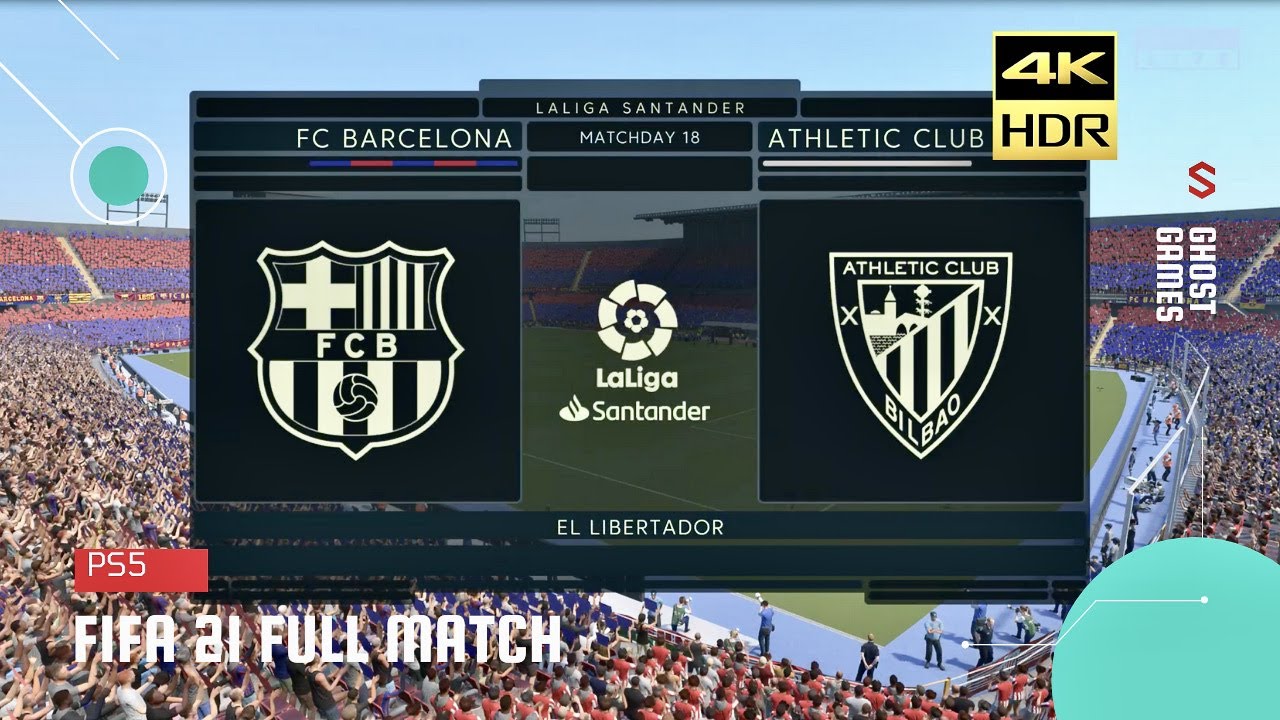 FIFA 21 Barcelona vs Athletic Bilbao - La Liga PS5 Gameplay 4K HDR 60FPS