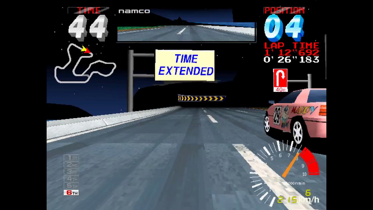 Ridge Racer 2 - Advanced course 3'38