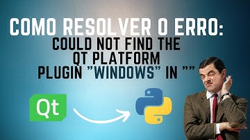 Como resolver o ERRO  Could Not find the QT Platform "Windows"  In ""