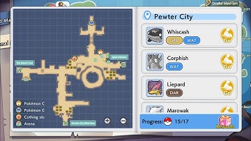 Pokemon Infinity Island Catching in Pewter City