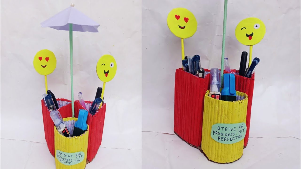 How To Make Handmade Pen Holder Full Tutorial Crafts how-to-make-handmade-pen-holder-full-tutorial-crafts
