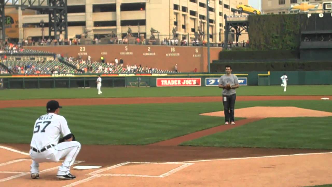 Nick Britsky On the Mound with the Detroit Tigers