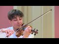 NATHAN MIERDL / Menuhin Competition 2018, Senior semi-finals