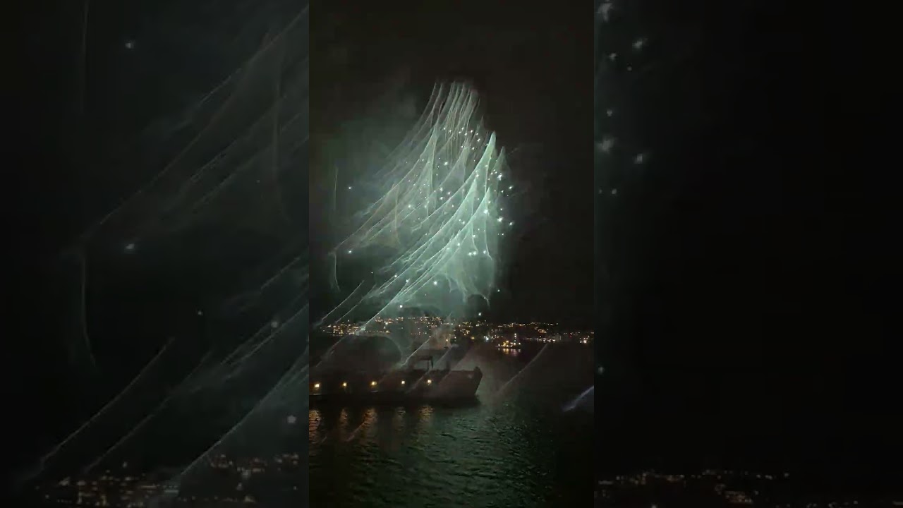 Messed up video of fireworks in Kristiansund, Norway