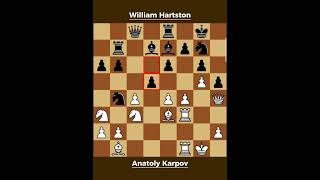 Anatoly Karpov vs William Hartston ◉ Hastings Tournament 1971 | Strategic Masterclass by Karpov