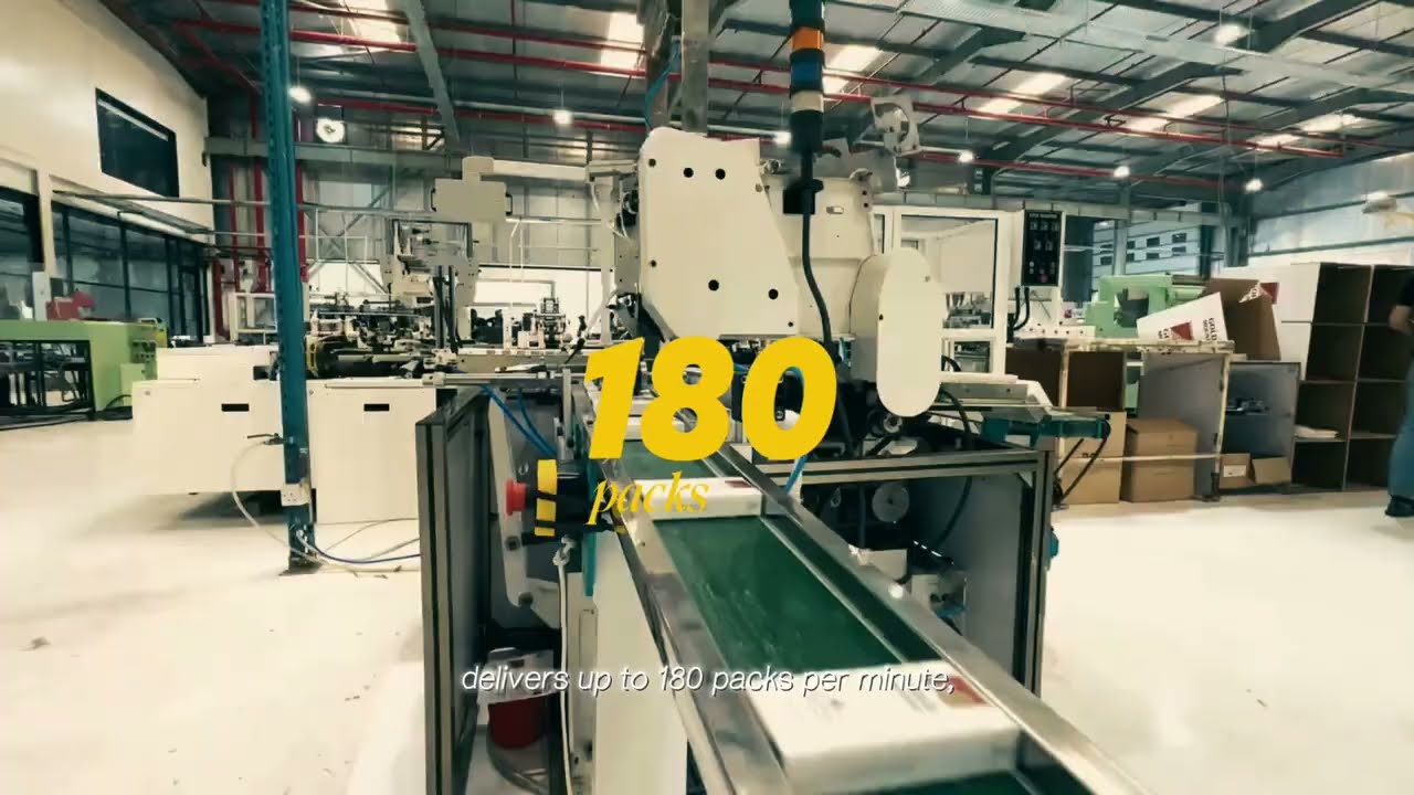Cigarette Packing Machine | HLP 2 Packing Line 180 Cigarettes Packer