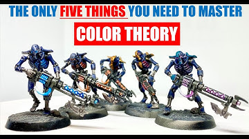 COLOR THEORY Miniature Painting -  FIVE THINGS you NEED to MASTER IT! (Up your game in 5 minutes!)
