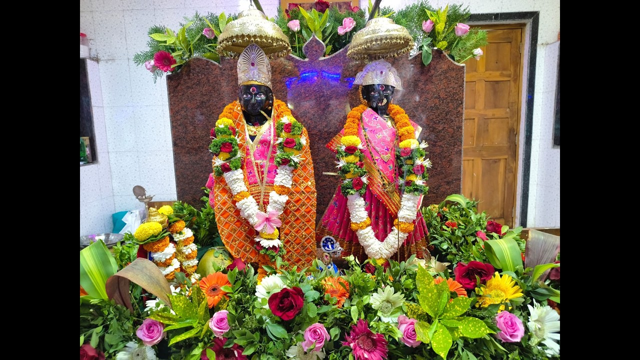 घटस्थापना व विनापूजन । विठ्ठल रखुमाई मंदिर मुंढे शिर्केवाडी 