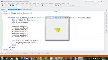 How to using ArrayList Insert, Add, Remove, RemoveAt, Sort in VB NET 2012