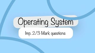 Q39. Absolute & Relative Path || Operating System 2/3 Marks Question Answer #dowithme