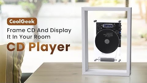 CoolGeek CD Player: Transform Your Room Instantly!