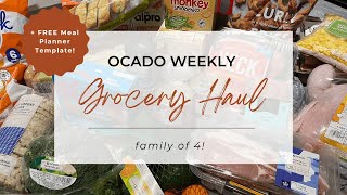 OCADO WEEKLY FOOD SHOP | UK Family of 4 | + FREE meal planner template! by Gemma Louise Wallis 301 views 2 months ago 11 minutes, 22 seconds