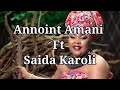 Annont Amani ft Saida Karoli - Vinalia Vinanda ( The Official  Lyrics )