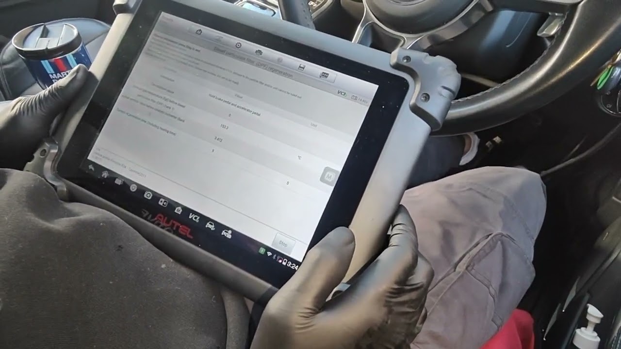 Porsche 92A Cayenne diesel A.S Regeneration clean due to soot values high & can cause limp home mode