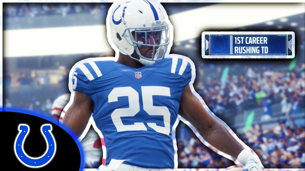 STUD ROOKIE RB GETS FIRST CAREER TD! Madden 18 Colts Connected Franchise Ep. 7