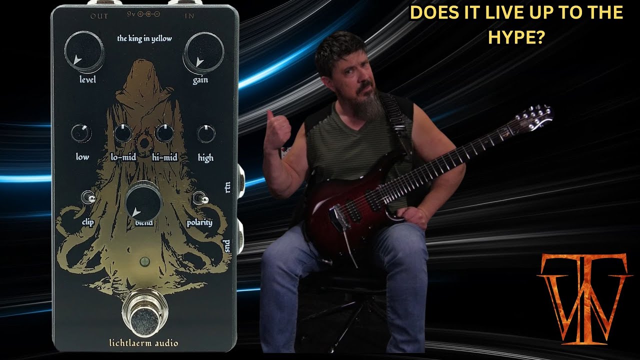 Lichtlaerm Audio  The King In Yellow Overdrive Pedal