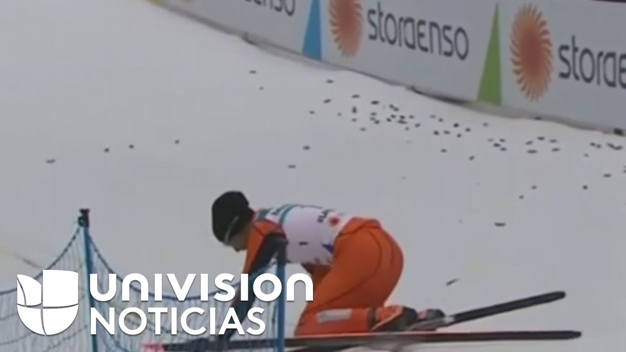 Un venezolano, calificado como el peor esquiador de la historia