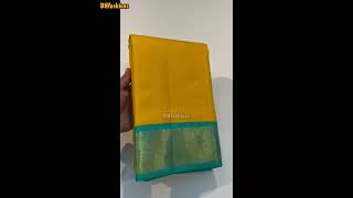 Kanchipuram Korvai Handloom Silk Saree With 2G Pure Zari Workindian Silk Sarees