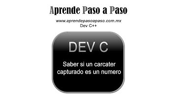 Saber si un carácter capturado es un numero