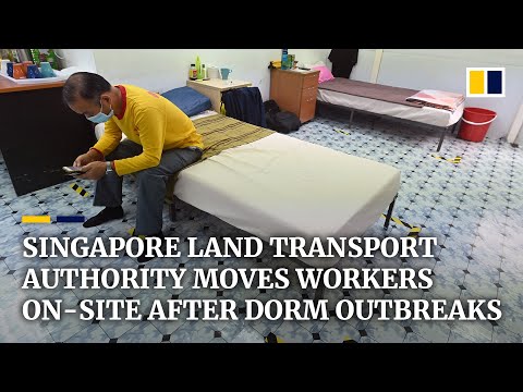 Coronavirus: Singapore houses migrant construction workers on-site after dormitory outbreaks