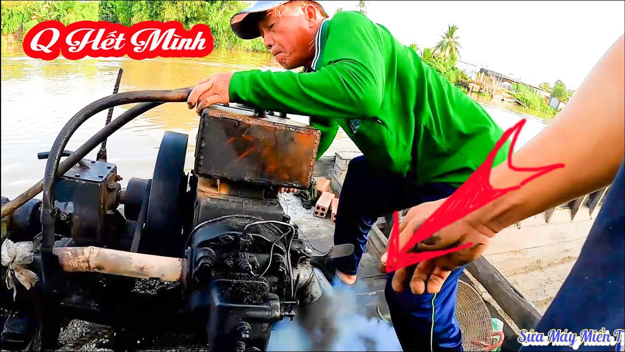 Quay Máy Dầu D30 Bị Trả Ngược Liên Tục 5 Phát. Mới Thấy Được Sự  Lợi Hại Của Dầu Bôi Trơn