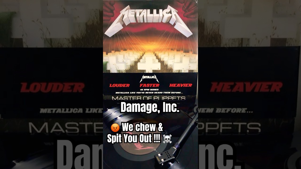 Metallica - Damage, Inc. (1986; 2008 Reissue 45RPM Series) - YouTube