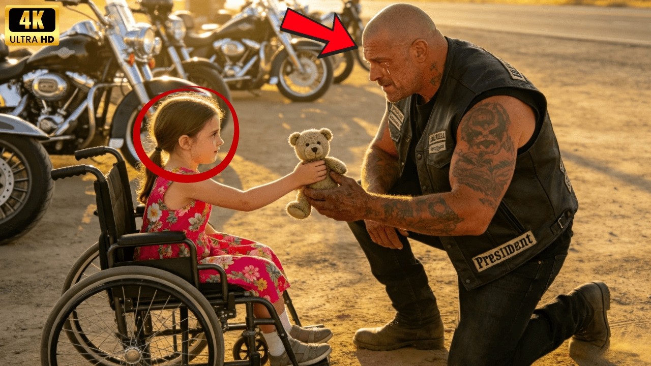 Disabled Little Girl Gave a Biker Her Only Toy — What Happened Next Melted Hearts
