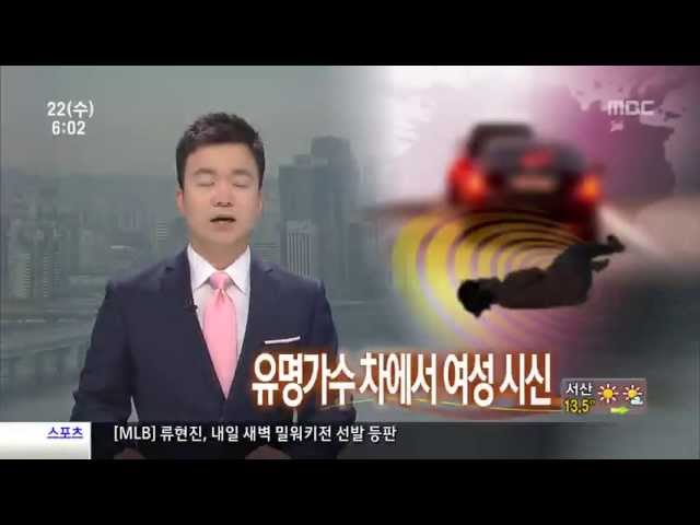 가수 손호영 씨, 승합차 안에서 '여성 시신' 발견 class=