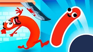 Run Sausage Run vs Sausage Flip Gameplay FHD (Android/iOS) screenshot 5