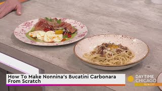 How To Make Nonnina's Bucatini Carbonara From Scratch