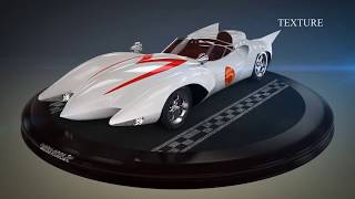 3D Modeling Speed Racer(Meteoro)-3dmax-viray-AdobeAfterEffect screenshot 1