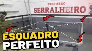 Como Montar Quadro de Metalon, Esquadro Perfeito - [PASSO A PASSO]