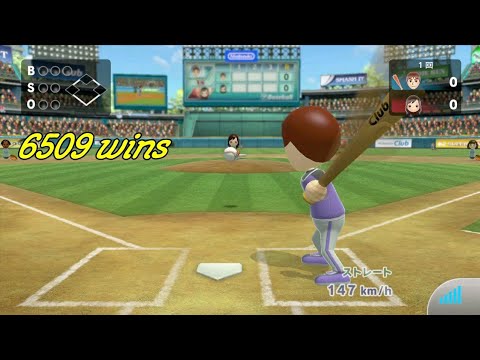 Wii Sports Online 6509 Wins Playing Baseball On Wiiu Youtube