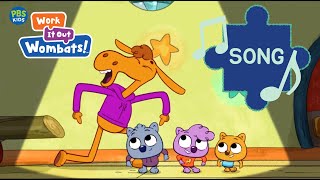 SONG: One Part at a Time | Work It Out Wombats! on PBS KIDS