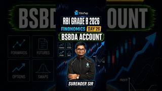 BSBDA Account | RBI Grade B 2026 Phase 2 Finance Preparation | Finonomics Series