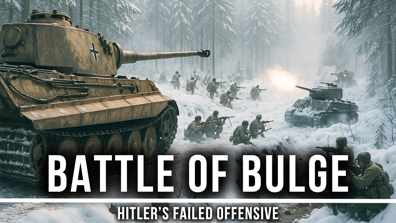 Fall Asleep To | The ENTIRE Battle of the Bulge | Ardennes Snow Offensive | WW2 War Documentary